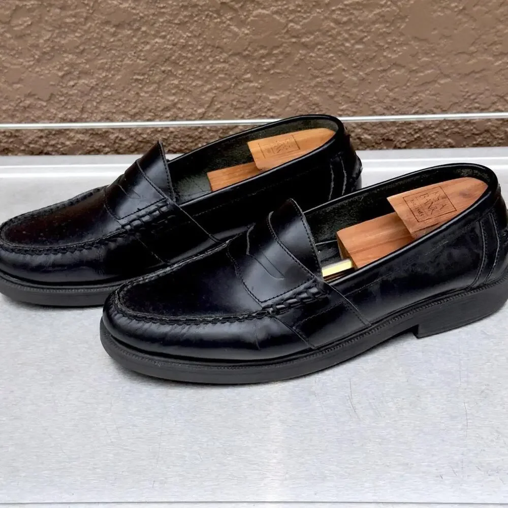 Nunn Bush Black Leather Loafers - Size 11 W